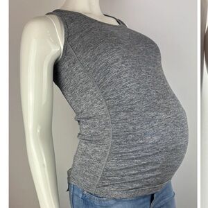 Gray maternity Women's sport Top